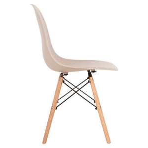 ΚΑΡΕΚΛΑ TWIST HM8460.25 ΜΕ ΞΥΛΙΝΑ ΠΟΔΙΑ ΚΑΙ ΚΑΘΙΣΜΑ PP-ΚΑΠΟΥΤΣΙΝΟ 46x50x82Υεκ. - Pakobazaar
