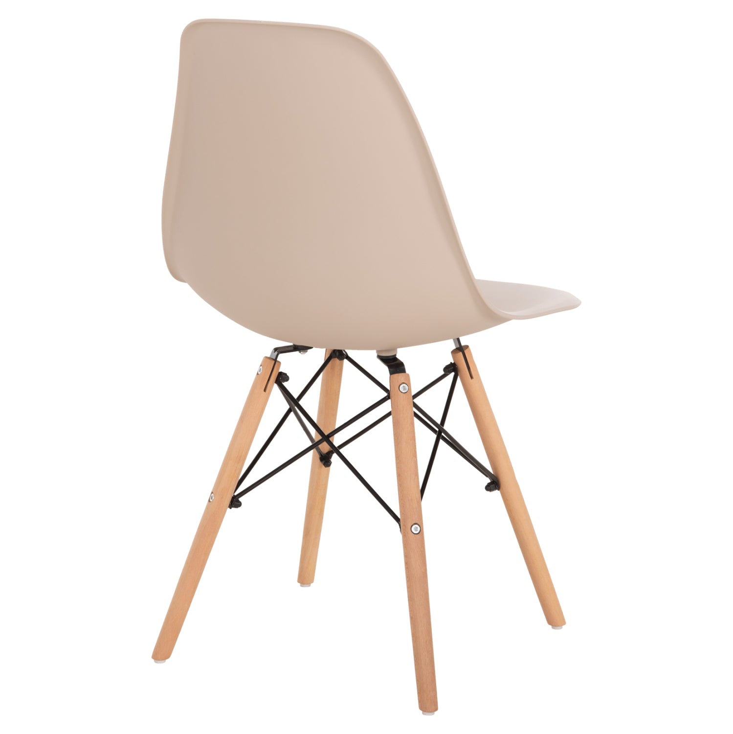 ΚΑΡΕΚΛΑ TWIST HM8460.25 ΜΕ ΞΥΛΙΝΑ ΠΟΔΙΑ ΚΑΙ ΚΑΘΙΣΜΑ PP-ΚΑΠΟΥΤΣΙΝΟ 46x50x82Υεκ. - Pakobazaar