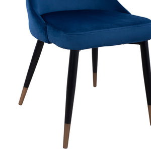 ΚΑΡΕΚΛΑ SERENITY HM8527.08 ΑΠΟ ΒΕΛΟΥΔΟ ΜΠΛΕ ΜΕ ΜΕΤΑΛΛΙΚΟ ΣΚΕΛΕΤΟ 51Χ58Χ83Υ εκ. - Pakobazaar