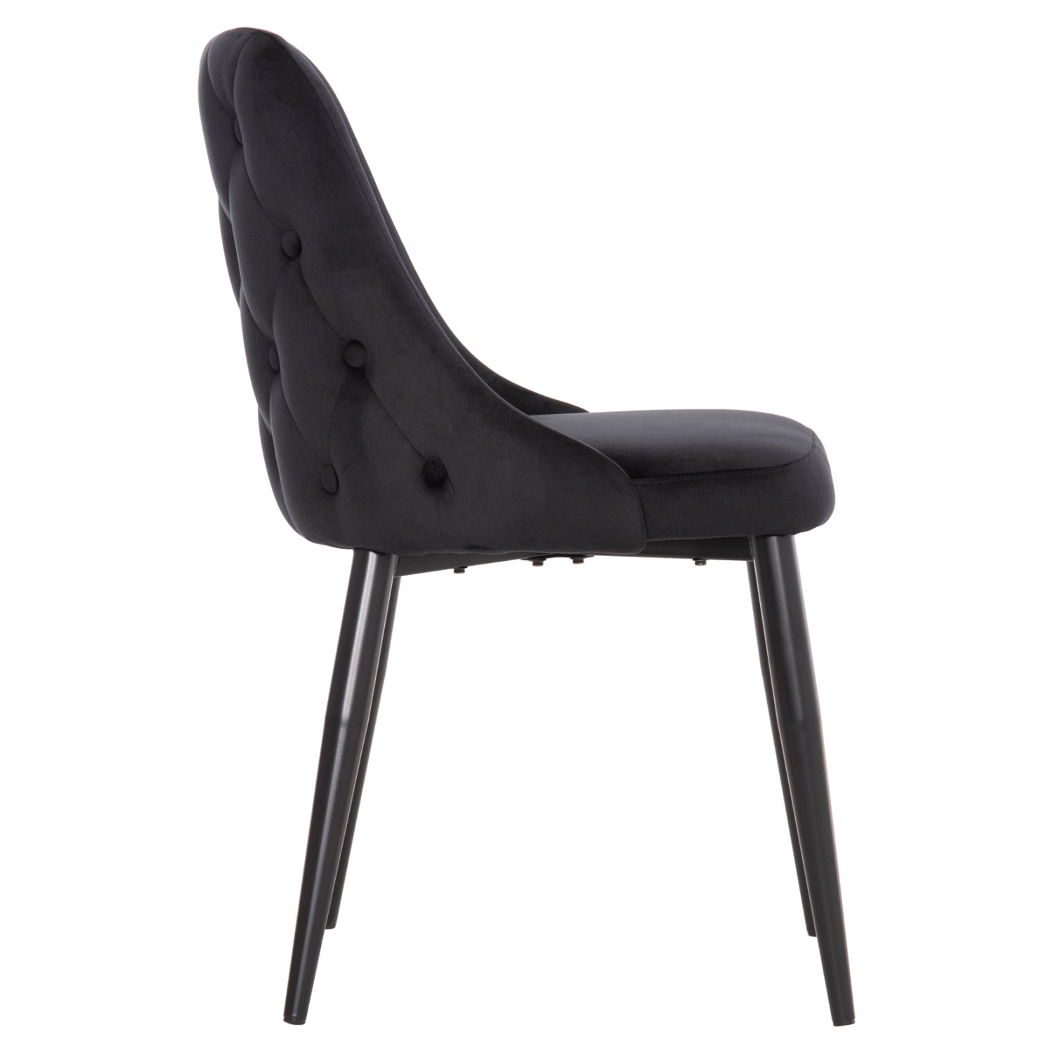 ΚΑΡΕΚΛΑ SERENITY HM8527.14 ΒΕΛΟΥΔΟ ΜΑΥΡΟ ΜΕ ΜΑΥΡΑ ΜΕΤΑΛΛΙΚΑ ΠΟΔΙΑ 51x54x83,5Υεκ. - Pakobazaar