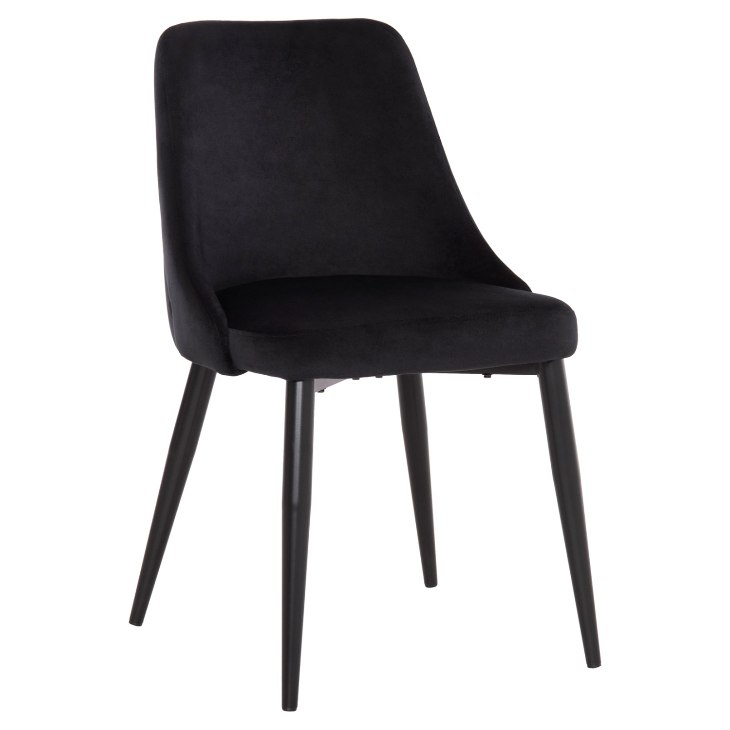 ΚΑΡΕΚΛΑ SERENITY HM8527.14 ΒΕΛΟΥΔΟ ΜΑΥΡΟ ΜΕ ΜΑΥΡΑ ΜΕΤΑΛΛΙΚΑ ΠΟΔΙΑ 51x54x83,5Υεκ. - Pakobazaar