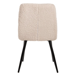 ΚΑΡΕΚΛΑ SHELLY HM8590.02 ΛΕΥΚΟ TEDDY ΥΦΑΣΜΑ ME ΜΕΤΑΛΛΙΚΑ ΜΑΥΡΑ ΠΟΔΙΑ 48x64x87Yεκ. - Pakobazaar