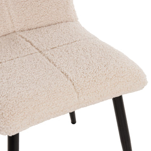 ΚΑΡΕΚΛΑ SHELLY HM8590.02 ΛΕΥΚΟ TEDDY ΥΦΑΣΜΑ ME ΜΕΤΑΛΛΙΚΑ ΜΑΥΡΑ ΠΟΔΙΑ 48x64x87Yεκ. - Pakobazaar