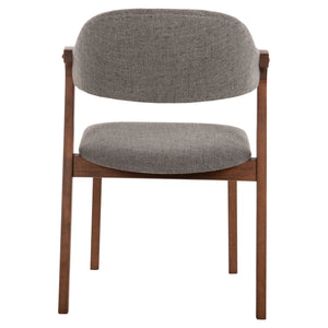 ΚΑΡΕΚΛΑ RIDER HM9734.01 RUBBERWOOD ΣΕ ΚΑΡΥΔΙ-ΥΦΑΣΜΑ ΓΚΡΙ 59x59x83Yεκ. - Pakobazaar