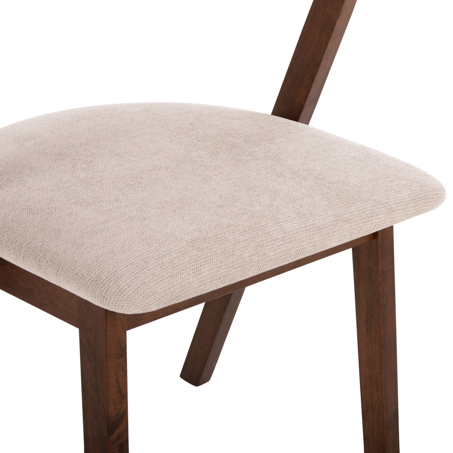 ΚΑΡΕΚΛΑ RIDER HM9734.02 RUBBERWOOD ΣΕ ΚΑΡΥΔΙ-ΥΦΑΣΜΑ ΕΚΡΟΥ 59x59x83Yεκ. - Pakobazaar