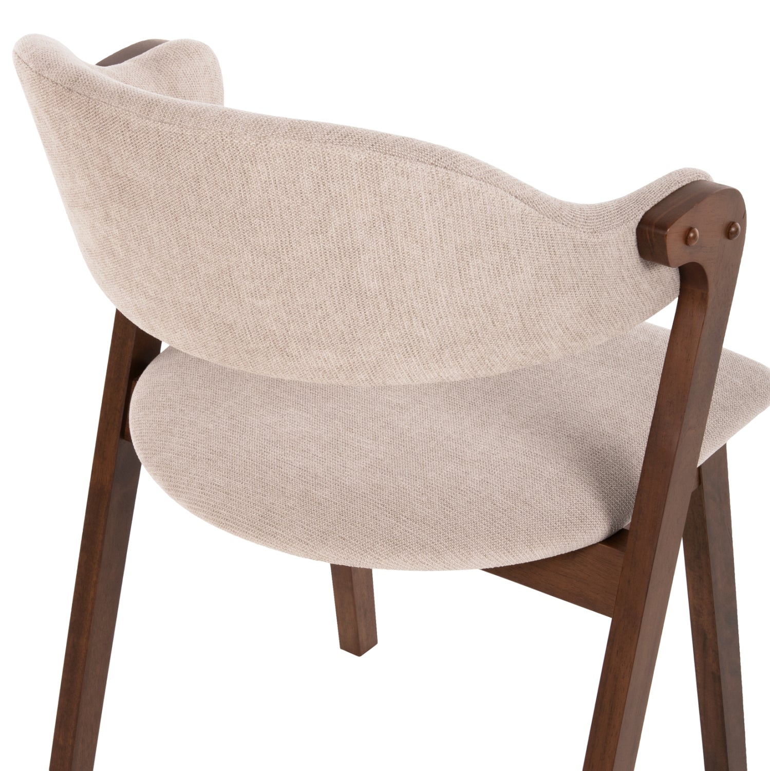 ΚΑΡΕΚΛΑ RIDER HM9734.02 RUBBERWOOD ΣΕ ΚΑΡΥΔΙ-ΥΦΑΣΜΑ ΕΚΡΟΥ 59x59x83Yεκ. - Pakobazaar