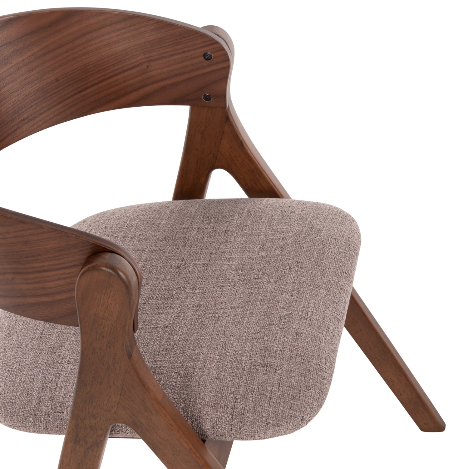ΚΑΡΕΚΛΑ NEKKER HM9739.01 RUBBERWOOD ΣΕ ΚΑΡΥΔΙ-ΜΠΕΖ ΥΦΑΣΜΑ ΚΑΘΙΣΜΑ 56x55x78Yεκ. - Pakobazaar
