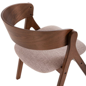 ΚΑΡΕΚΛΑ NEKKER HM9739.01 RUBBERWOOD ΣΕ ΚΑΡΥΔΙ-ΜΠΕΖ ΥΦΑΣΜΑ ΚΑΘΙΣΜΑ 56x55x78Yεκ. - Pakobazaar