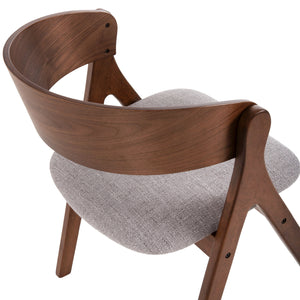 ΚΑΡΕΚΛΑ NEKKER HM9739.02 RUBBERWOOD ΣΕ ΚΑΡΥΔΙ-ΓΚΡΙ ΥΦΑΣΜΑ ΚΑΘΙΣΜΑ 56x55x78Yεκ. - Pakobazaar