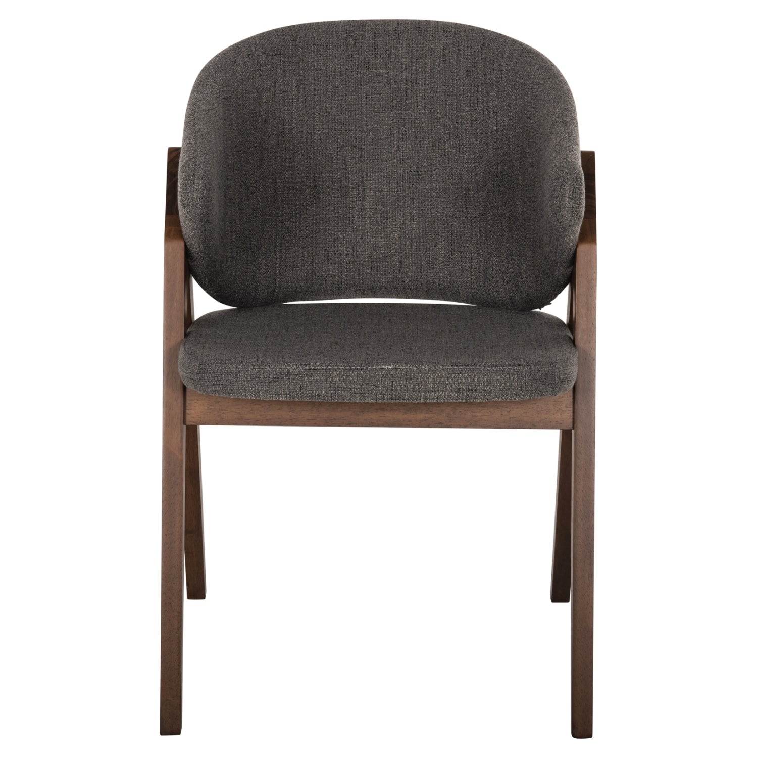 ΚΑΡΕΚΛΑ HANA HM9746.02 RUBBERWOOD ΣΕ ΚΑΡΥΔΙ ΧΡΩΜΑ-ΓΚΡΙ ΥΦΑΣΜΑ 55x60x84Yεκ. - Pakobazaar