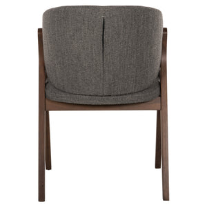 ΚΑΡΕΚΛΑ HANA HM9746.02 RUBBERWOOD ΣΕ ΚΑΡΥΔΙ ΧΡΩΜΑ-ΓΚΡΙ ΥΦΑΣΜΑ 55x60x84Yεκ. - Pakobazaar
