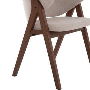 ΚΑΡΕΚΛΑ HANA HM9746.11 RUBBERWOOD ΣΕ ΜΑΥΡΟ ΧΡΩΜΑ-ΓΚΡΙ ΥΦΑΣΜΑ 55,5x60x85Yεκ. - Pakobazaar