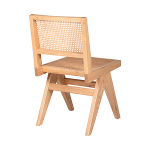 ΚΑΡΕΚΛΑ FREDRIK HM9873 ΞΥΛΟ ΦΡΑΞΙΝΟΥ ΚΑΙ RATTAN ΣΕ ΦΥΣΙΚΟ ΧΡΩΜΑ 45x55,5x83Yεκ. - Pakobazaar