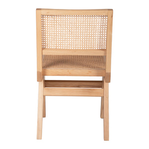 ΚΑΡΕΚΛΑ FREDRIK HM9873 ΞΥΛΟ ΦΡΑΞΙΝΟΥ ΚΑΙ RATTAN ΣΕ ΦΥΣΙΚΟ ΧΡΩΜΑ 45x55,5x83Yεκ. - Pakobazaar