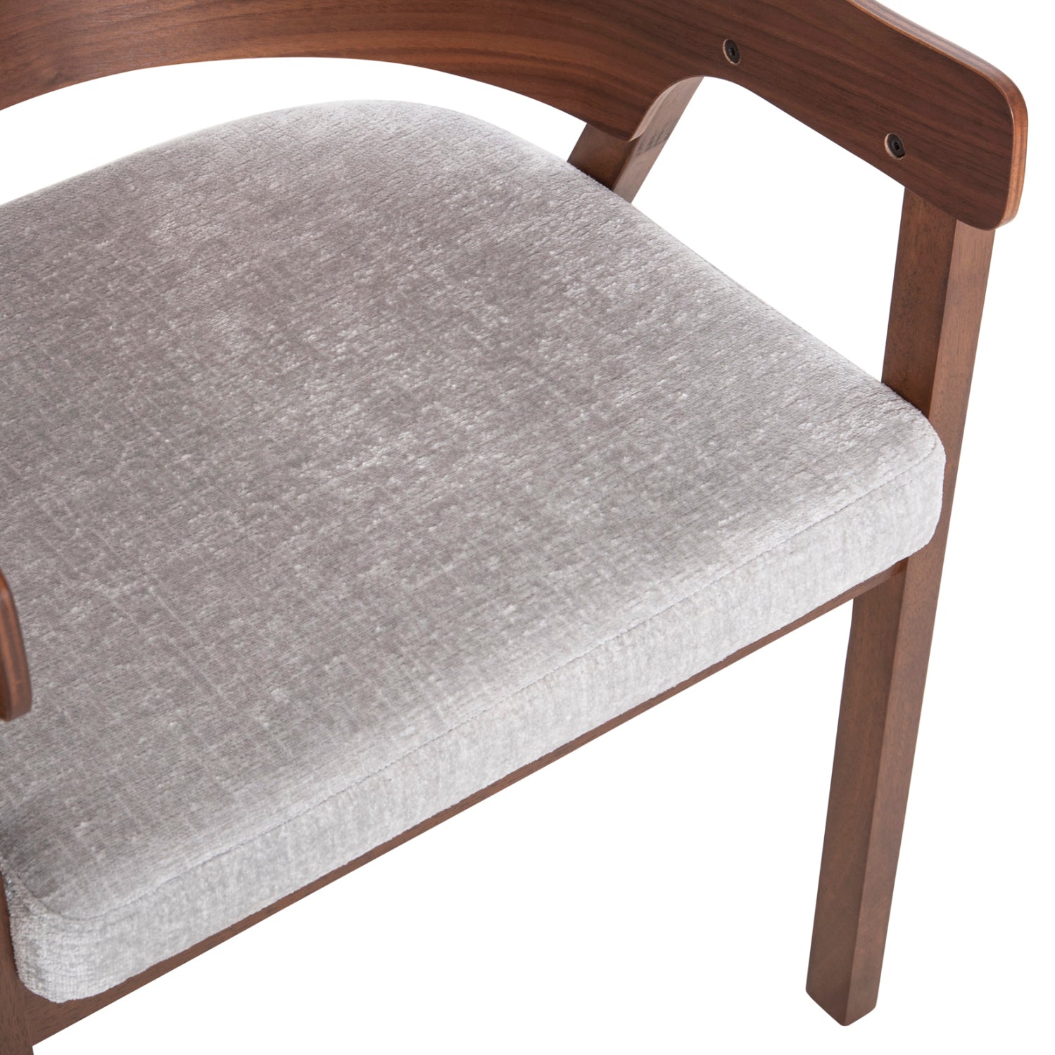 ΚΑΡΕΚΛΑ NERO HM9972 RUBBERWOOD ΣΕ ΚΑΡΥΔΙ-ΓΚΡΙ ΥΦΑΣΜΑ ΚΑΘΙΣΜΑ 56x56x78Yεκ. - Pakobazaar
