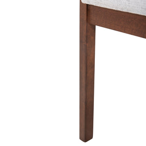 ΚΑΡΕΚΛΑ NERO HM9972 RUBBERWOOD ΣΕ ΚΑΡΥΔΙ-ΓΚΡΙ ΥΦΑΣΜΑ ΚΑΘΙΣΜΑ 56x56x78Yεκ. - Pakobazaar