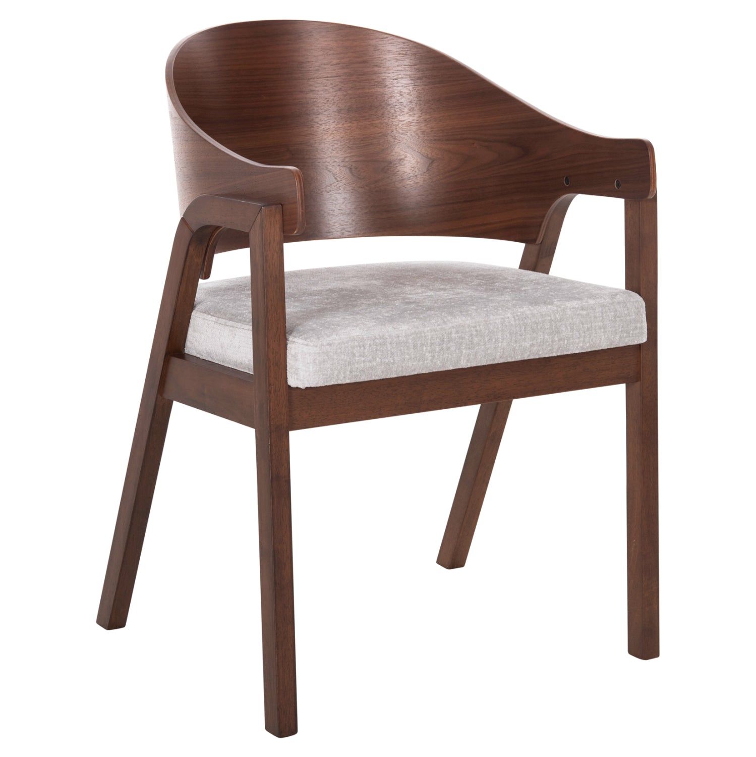 ΚΑΡΕΚΛΑ NERO HM9972 RUBBERWOOD ΣΕ ΚΑΡΥΔΙ-ΓΚΡΙ ΥΦΑΣΜΑ ΚΑΘΙΣΜΑ 56x56x78Yεκ. - Pakobazaar