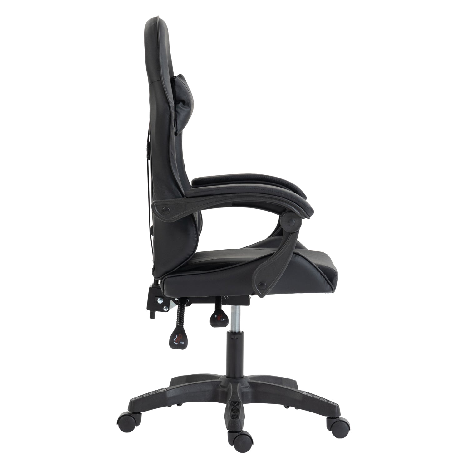 ΚΑΡΕΚΛΑ GAMING STRATUS HM1231.01 ΜΑΥΡΟ PVC--ΜΕ ΜΑΞIΛΑΡΑΚΙΑ ΜΕΣΗΣ/ΚΕΦΑΛΗΣ 62x62x119Υεκ - Pakobazaar