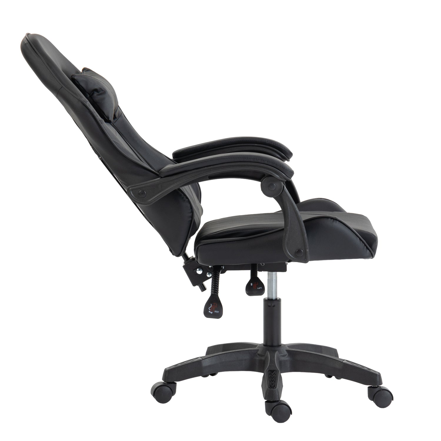 ΚΑΡΕΚΛΑ GAMING STRATUS HM1231.01 ΜΑΥΡΟ PVC--ΜΕ ΜΑΞIΛΑΡΑΚΙΑ ΜΕΣΗΣ/ΚΕΦΑΛΗΣ 62x62x119Υεκ - Pakobazaar