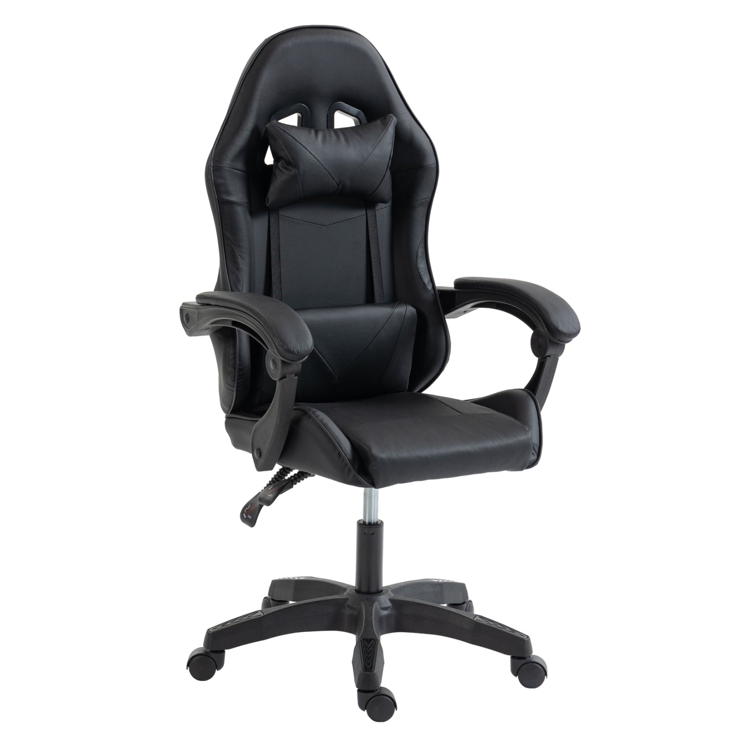 ΚΑΡΕΚΛΑ GAMING STRATUS HM1231.01 ΜΑΥΡΟ PVC--ΜΕ ΜΑΞIΛΑΡΑΚΙΑ ΜΕΣΗΣ/ΚΕΦΑΛΗΣ 62x62x119Υεκ - Pakobazaar