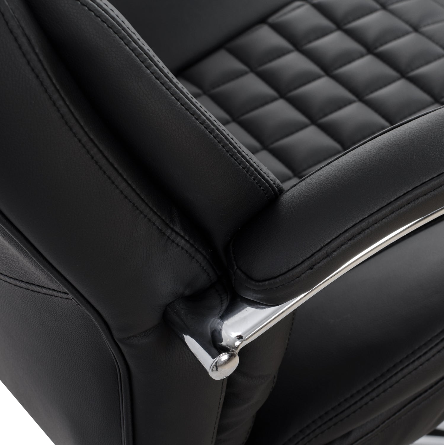 ΚΑΡΕΚΛΑ ΓΡΑΦΕΙΟΥ KIEV HM1097.01 ΜΑΥΡΗ 65x80x127cm - Pakobazaar