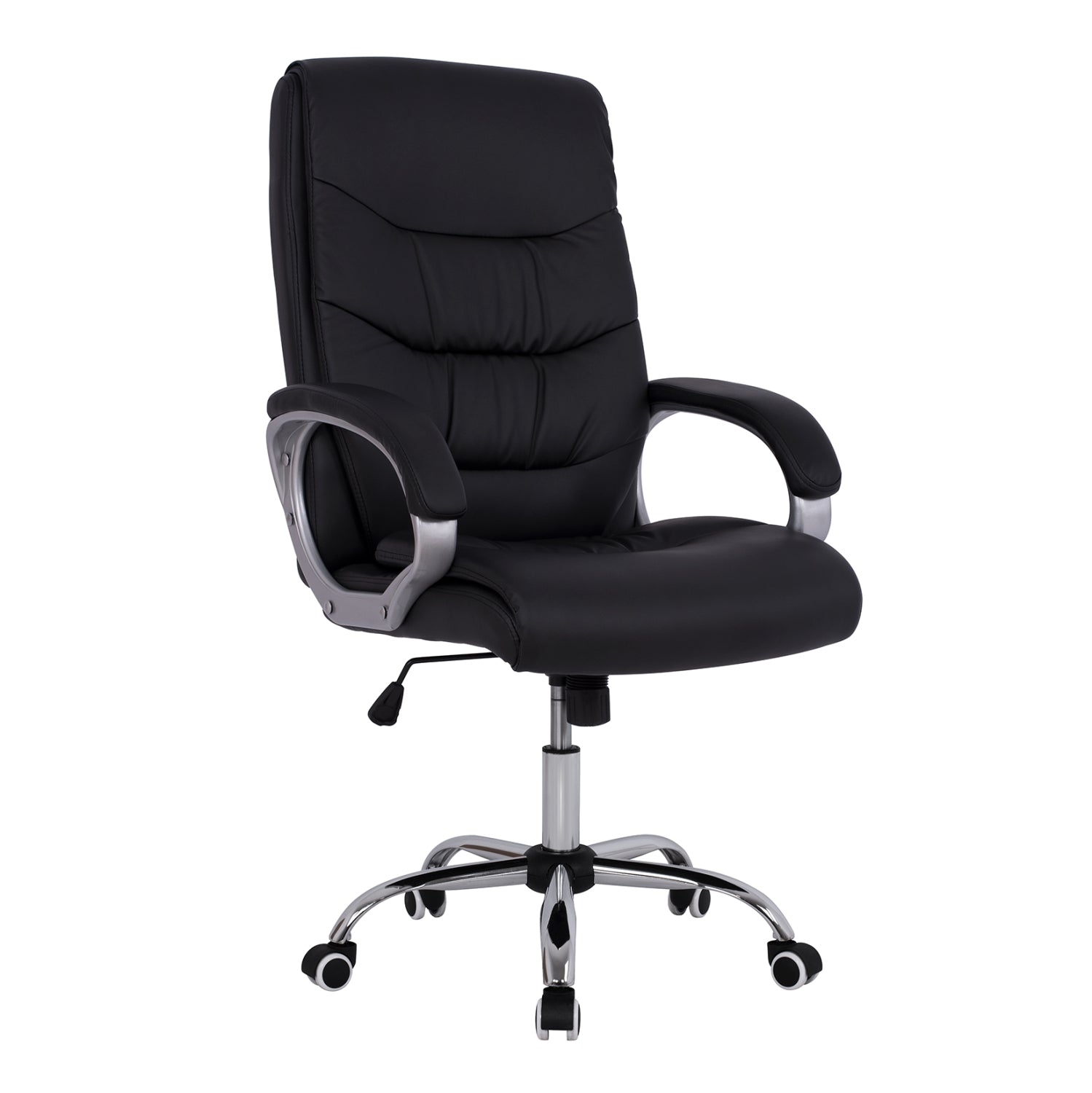 ΚΑΡΕΚΛΑ ΓΡΑΦΕΙΟΥ ZAMORA HM1087.01 ΣΕ ΜΑΥΡΟ ΧΡΩΜΑ 65x68x120 εκ. - Pakobazaar