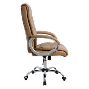ΚΑΡΕΚΛΑ ΓΡΑΦΕΙΟΥ ZAMORA ΔΙΕΥΘΥΝΤΙΚΗ HM1087.09 ΣΕ CAMEL ΧΡΩΜΑ 51x71x123 εκ. - Pakobazaar