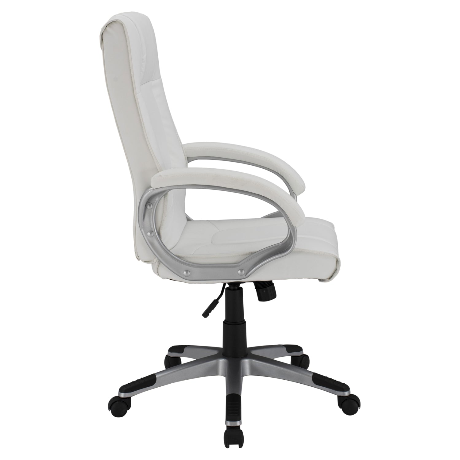 ΚΑΡΕΚΛΑ ΓΡΑΦΕΙΟΥ CHANDER HM1092.02 ΛΕΥΚΗ 63x66x116 εκ. - Pakobazaar