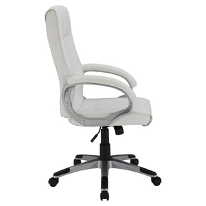 ΚΑΡΕΚΛΑ ΓΡΑΦΕΙΟΥ CHANDER HM1092.02 ΛΕΥΚΗ 63x66x116 εκ. - Pakobazaar