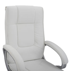 ΚΑΡΕΚΛΑ ΓΡΑΦΕΙΟΥ CHANDER HM1092.02 ΛΕΥΚΗ 63x66x116 εκ. - Pakobazaar