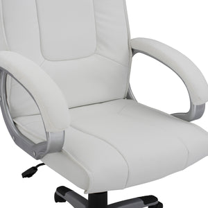 ΚΑΡΕΚΛΑ ΓΡΑΦΕΙΟΥ CHANDER HM1092.02 ΛΕΥΚΗ 63x66x116 εκ. - Pakobazaar