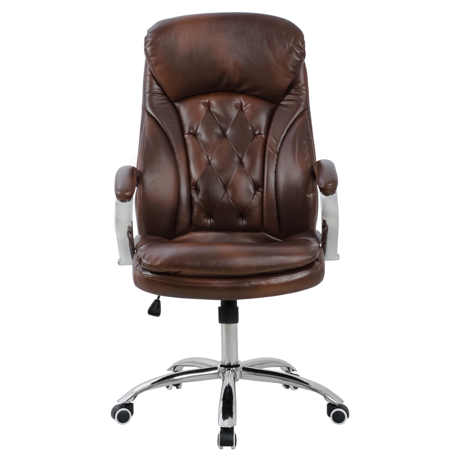 ΚΑΡΕΚΛΑ ΓΡΑΦΕΙΟΥ LANISHA HM1099.09 ΚΑΦΕ 65x73x125cm - Pakobazaar