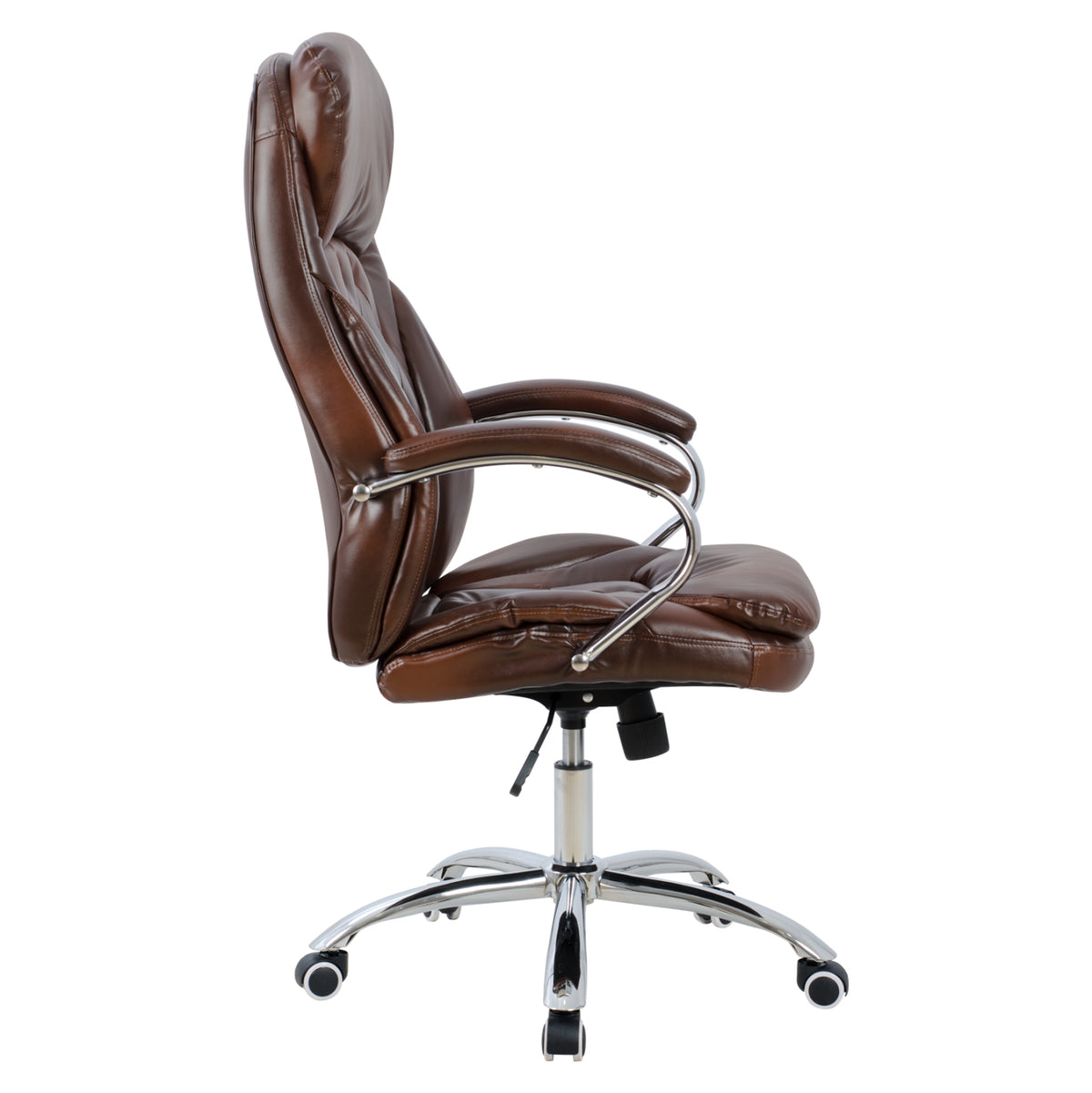 ΚΑΡΕΚΛΑ ΓΡΑΦΕΙΟΥ LANISHA HM1099.09 PU ΣΕ ΚΑΦΕ 65x73x125Υεκ - Pakobazaar