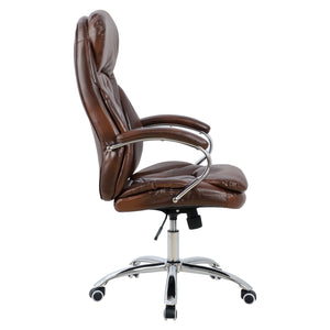 ΚΑΡΕΚΛΑ ΓΡΑΦΕΙΟΥ LANISHA HM1099.09 PU ΣΕ ΚΑΦΕ 65x73x125Υεκ - Pakobazaar