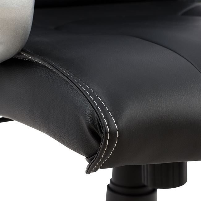 ΚΑΡΕΚΛΑ ΓΡΑΦΕΙΟΥ CHANDER ΔΙΕΥΘΥΝΤΙΚΗ HM1092.01 ΜΑΥΡΗ 50x69x118,5 cm - Pakobazaar