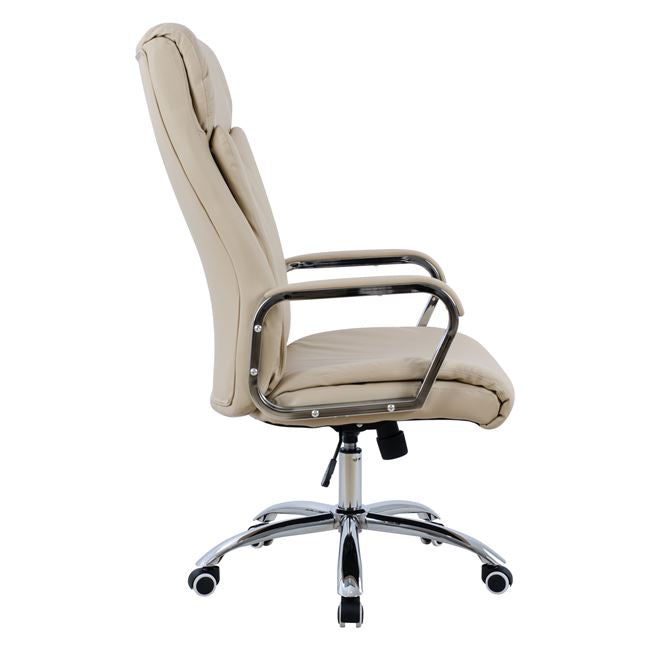 ΚΑΡΕΚΛΑ ΓΡΑΦΕΙΟΥ SHASHI HM1093.07 ΕΚΡΟΥ 63x80x(118-126) cm - Pakobazaar