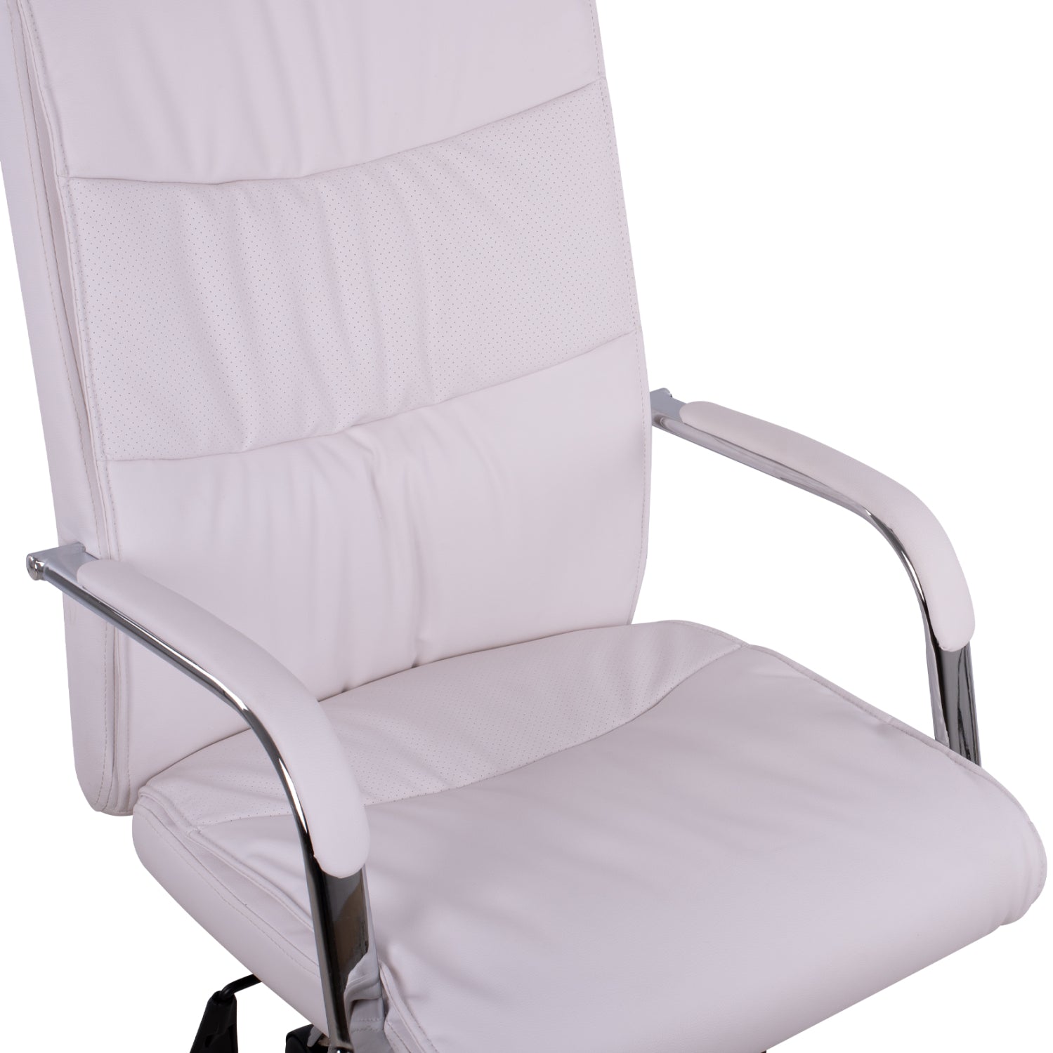 ΚΑΡΕΚΛΑ ΓΡΑΦΕΙΟΥ ΔΙΕΥΘΥΝΤΙΚΗ ΛΕΥΚΗ ΜΕ ΒΑΣΗ ΧΡΩΜΙΟΥ JACOB HM1044.12 57Χ75,5Χ100 ΕΚ - Pakobazaar