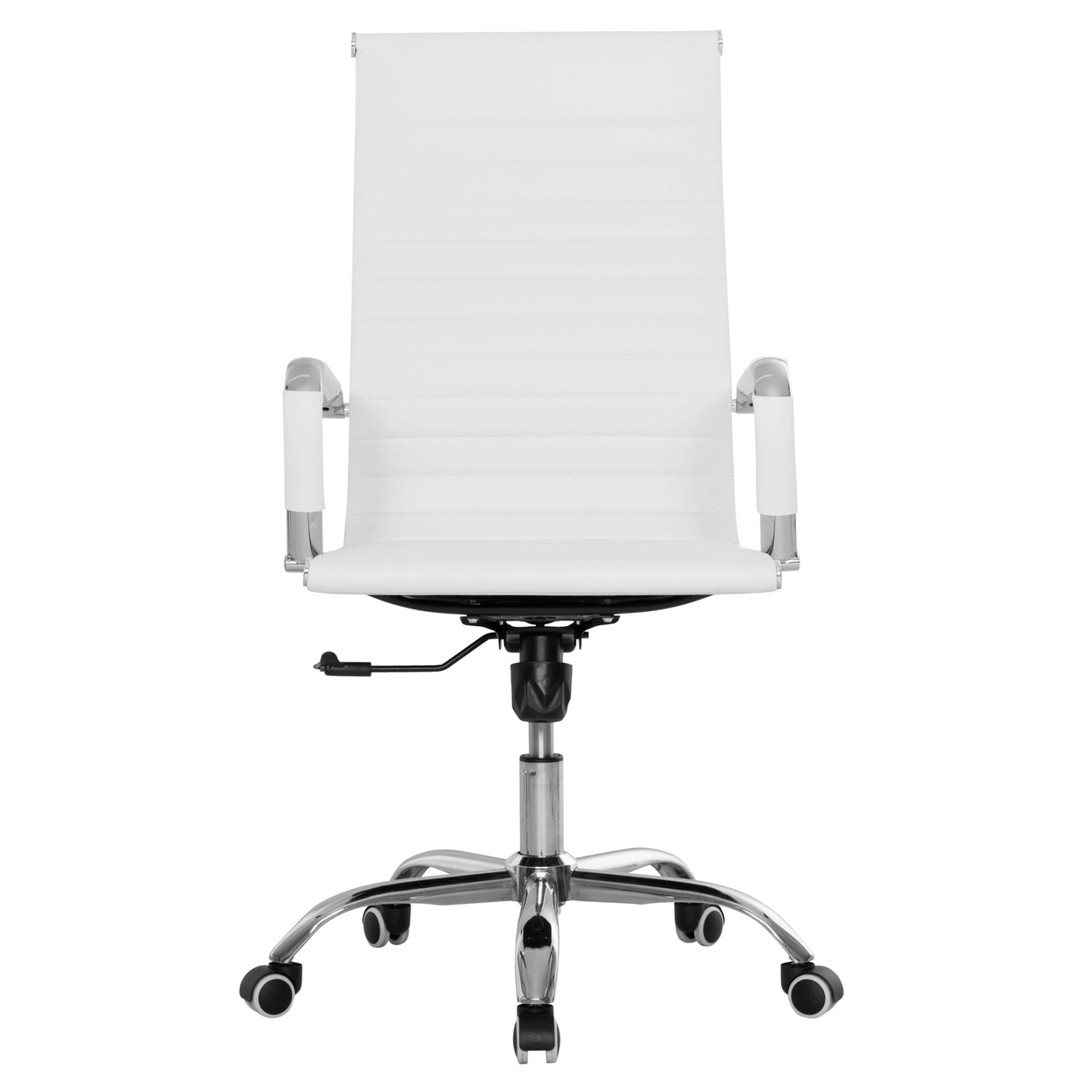 ΚΑΡΕΚΛΑ ΓΡΑΦΕΙΟΥ BOSS ΔΙΕΥΘΥΝΤΟΥ HM1059.32 ΛΕΥΚΟ PU ΠΟΔΙ ΧΡΩΜΙΟΥ 53x57x109Υεκ. - Pakobazaar