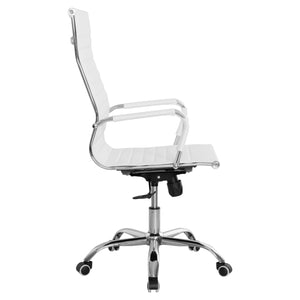 ΚΑΡΕΚΛΑ ΓΡΑΦΕΙΟΥ BOSS ΔΙΕΥΘΥΝΤΟΥ HM1059.32 ΛΕΥΚΟ PU ΠΟΔΙ ΧΡΩΜΙΟΥ 53x57x109Υεκ. - Pakobazaar