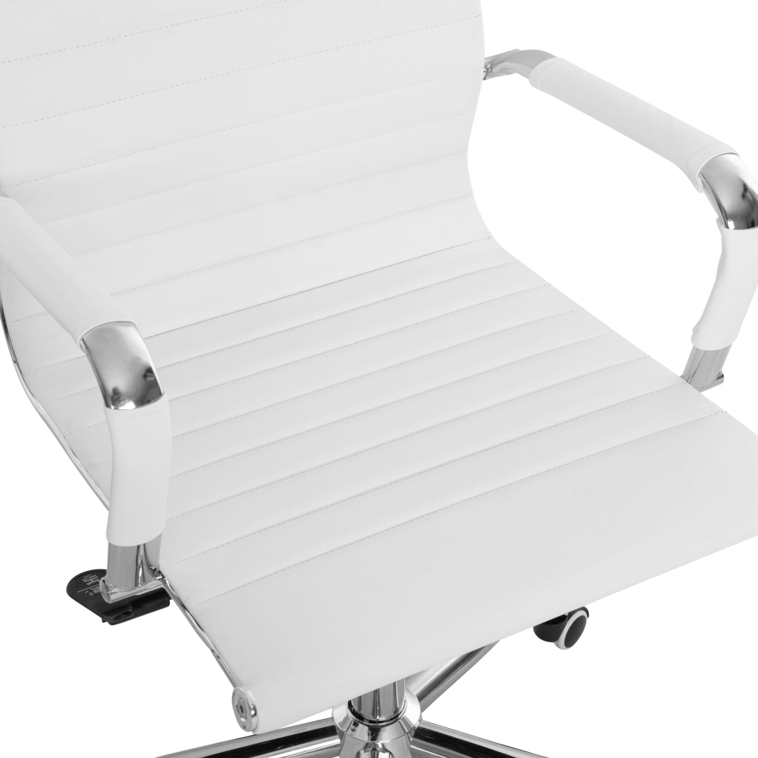 ΚΑΡΕΚΛΑ ΓΡΑΦΕΙΟΥ BOSS ΔΙΕΥΘΥΝΤΟΥ HM1059.32 ΛΕΥΚΟ PU ΠΟΔΙ ΧΡΩΜΙΟΥ 53x57x109Υεκ. - Pakobazaar