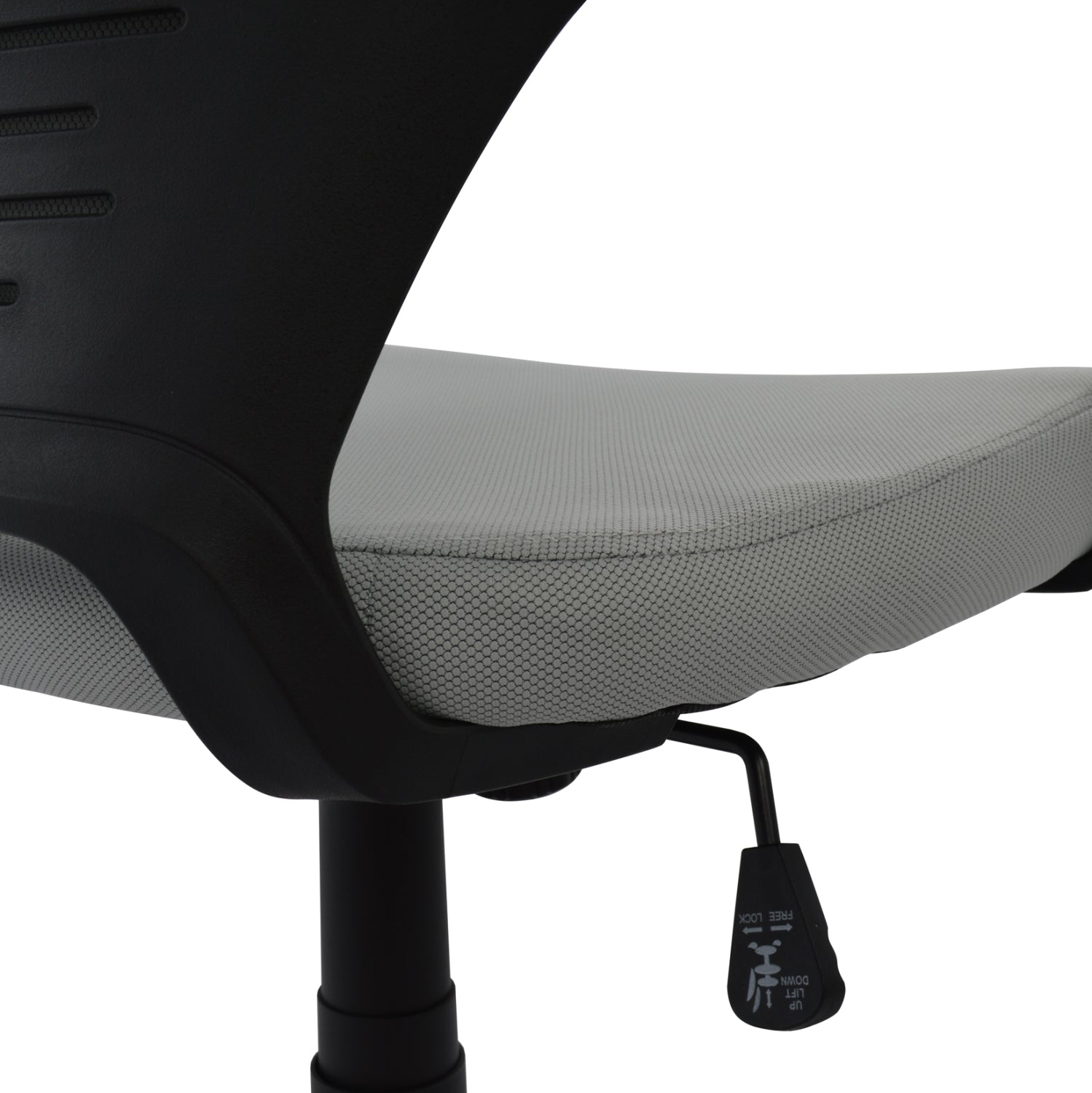 ΚΑΡΕΚΛΑ ΓΡΑΦΕΙΟΥ ANIVIA HM1073.21 ΓΚΡΙ & ΣΚΕΛΕΤΟ ΜΑΥΡΟ 64x61x127 cm - Pakobazaar