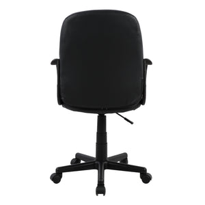 ΚΑΡΕΚΛΑ ΓΡΑΦΕΙΟΥ GRANE HM1005 ΜΕ ΜΠΡΑΤΣΑ ΜΑΥΡO PU 56,5x50x88-100Υ εκ. - Pakobazaar