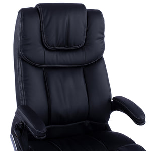 ΚΑΡΕΚΛΑ ΓΡΑΦΕΙΟΥ THORIN HM1050.01 ΜΕ MASSAGE ΜΑΥΡΗ HOMEMARKT 62x70x127Y εκ. - Pakobazaar
