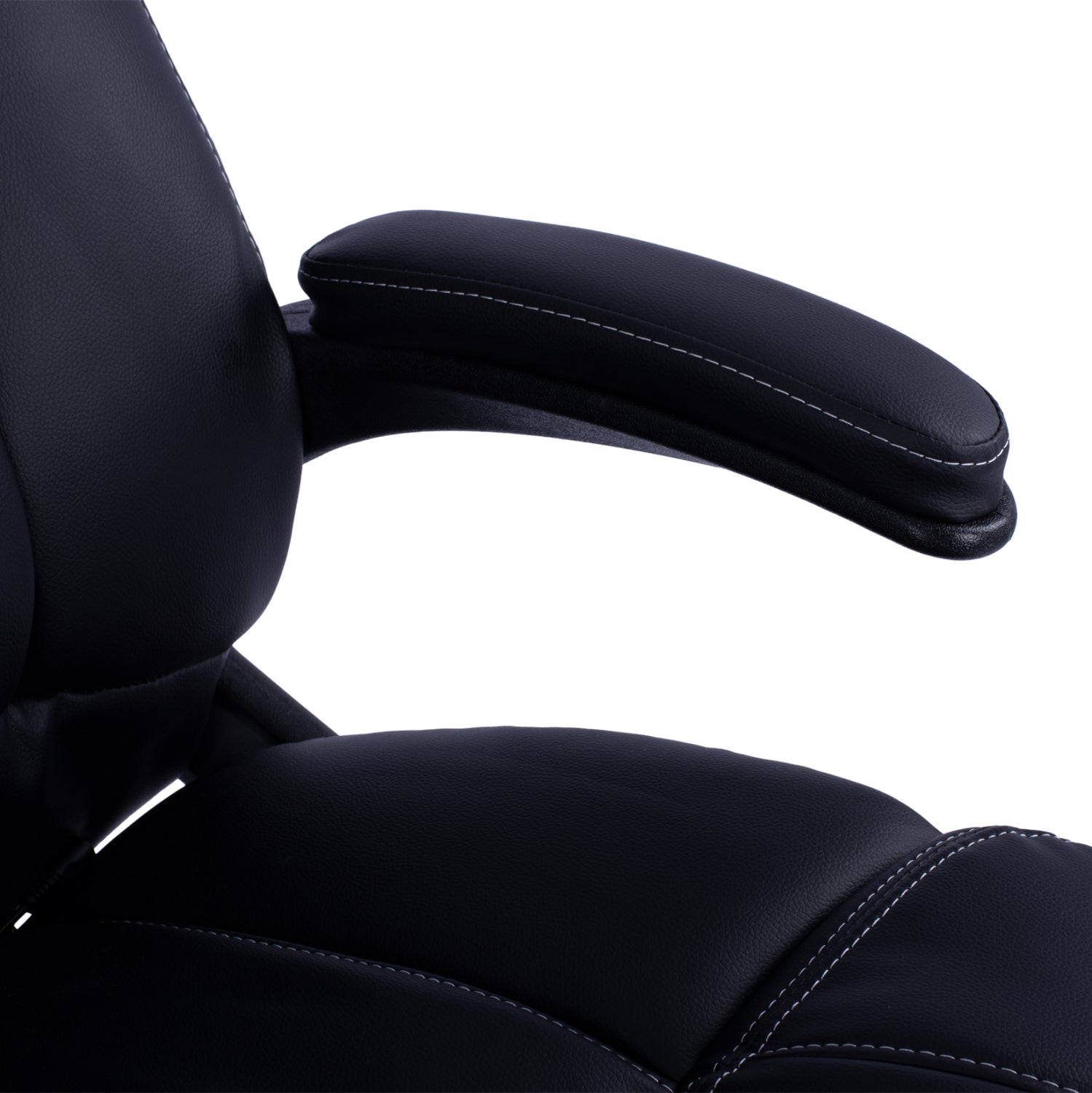 ΚΑΡΕΚΛΑ ΓΡΑΦΕΙΟΥ THORIN HM1050.01 ΜΕ MASSAGE ΜΑΥΡΗ HOMEMARKT 62x70x127Y εκ. - Pakobazaar