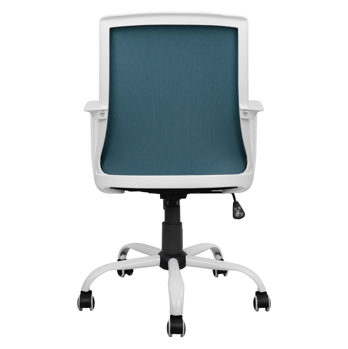 ΚΑΡΕΚΛΑ ΓΡΑΦΕΙΟΥ MALFOI HM1053.06 ΜΠΛΕ MESH & ΠΟΔΙ ΜΕΤΑΛΛΙΚΟ 58x59x103 εκ. - Pakobazaar