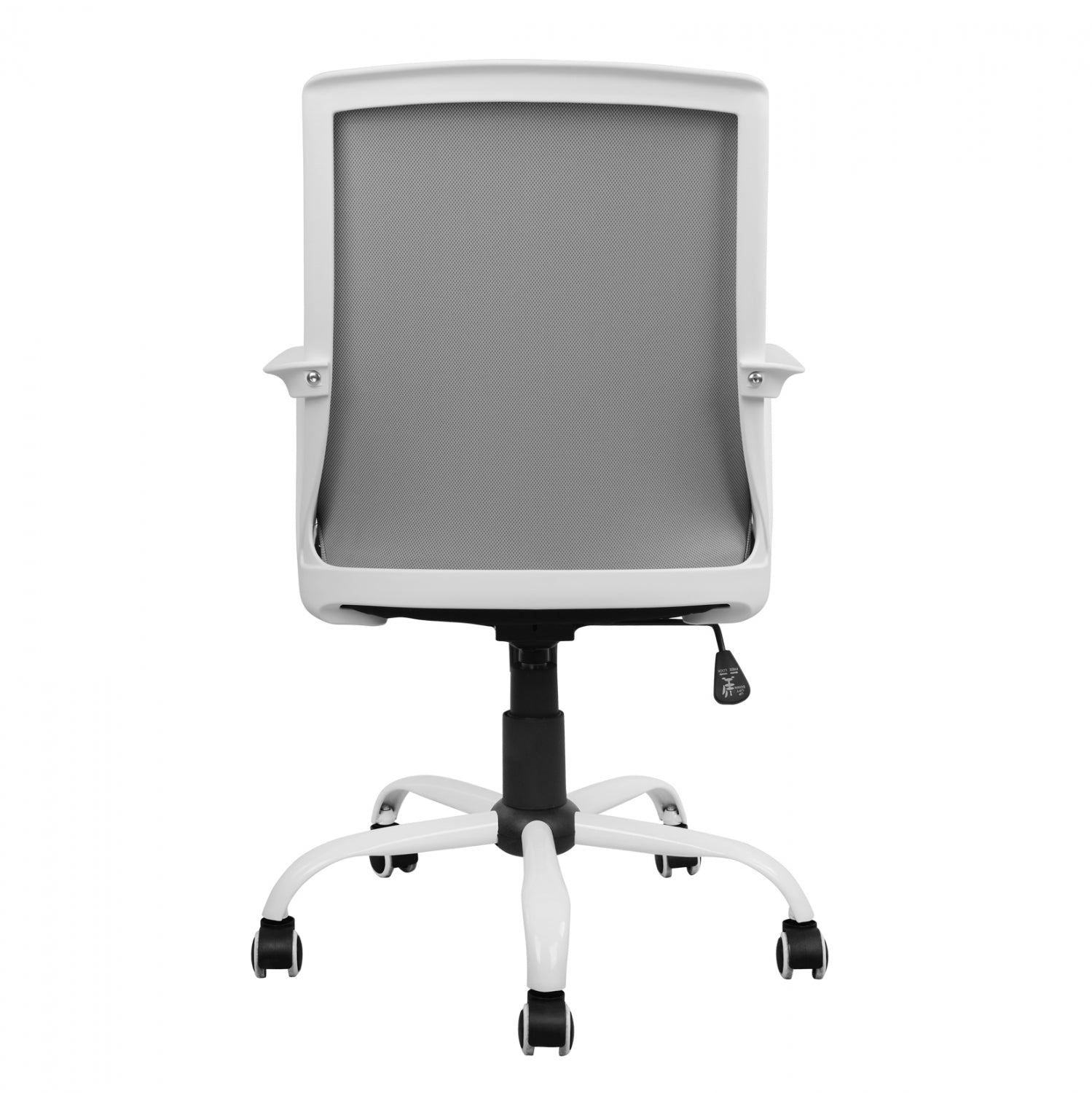 ΚΑΡΕΚΛΑ ΓΡΑΦΕΙΟΥ MALFOI HM1053.21 ΓΚΡΙ MESH & ΠΟΔΙ ΜΕΤΑΛΛΙΚΟ 58x59x103 cm - Pakobazaar