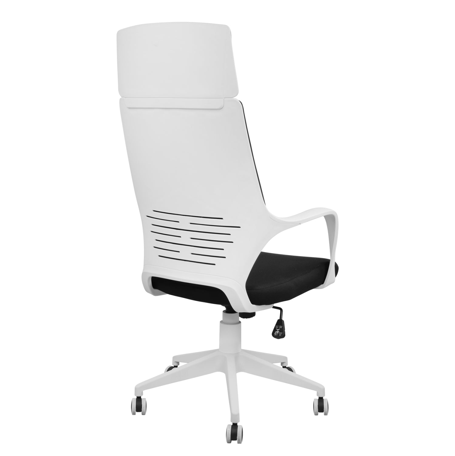 ΚΑΡΕΚΛΑ ΓΡΑΦΕΙΟΥ ANIVIA HM1054.01 ΜΑΥΡO & ΠΟΔΙ ΛΕΥΚΟ 64x61x126 εκ. - Pakobazaar