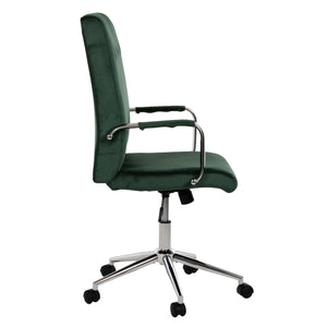 ΚΑΡΕΚΛΑ ΓΡΑΦΕΙΟΥ JOSEF HM1181.03 ΚΥΠΑΡΙΣΣΙ ΒΕΛΟΥΔΟ-INOX ΒΑΣΗ 58x61x105-113Yεκ. - Pakobazaar