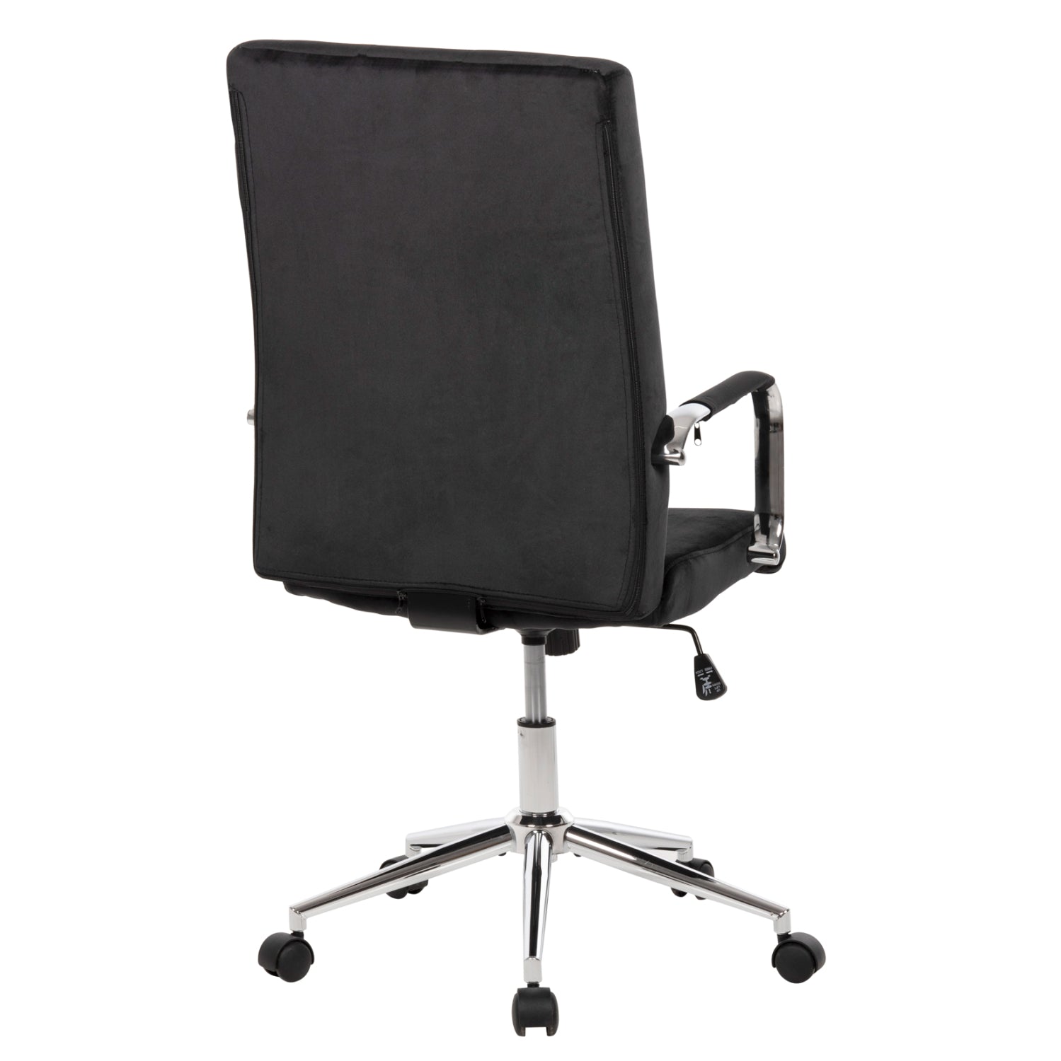ΚΑΡΕΚΛΑ ΓΡΑΦΕΙΟΥ JOSEF HM1181.04 ΜΑΥΡΟ ΒΕΛΟΥΔΟ-INOX ΒΑΣΗ 58x61x105-113Yεκ. - Pakobazaar