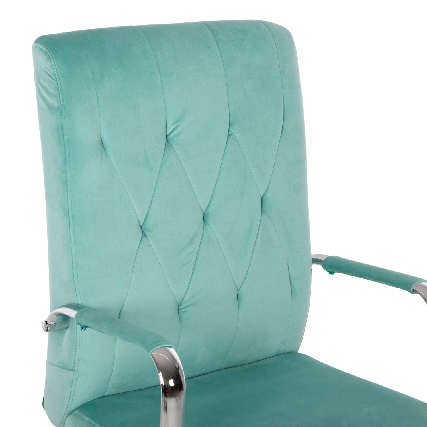 ΚΑΡΕΚΛΑ ΓΡΑΦΕΙΟΥ JOSEF HM1181.08 ΜΕΝΤΑ ΒΕΛΟΥΔΟ-INOX ΒΑΣΗ 58x61x105-113Yεκ. - Pakobazaar